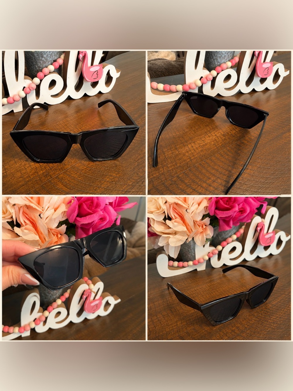 Black Cat-Eye Sunglasses - Women Accessories